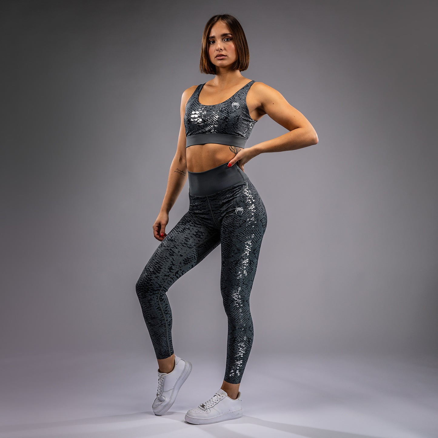 Venum Amazonia Dames Leggings Met Volledige Lengte - Donkergrijs