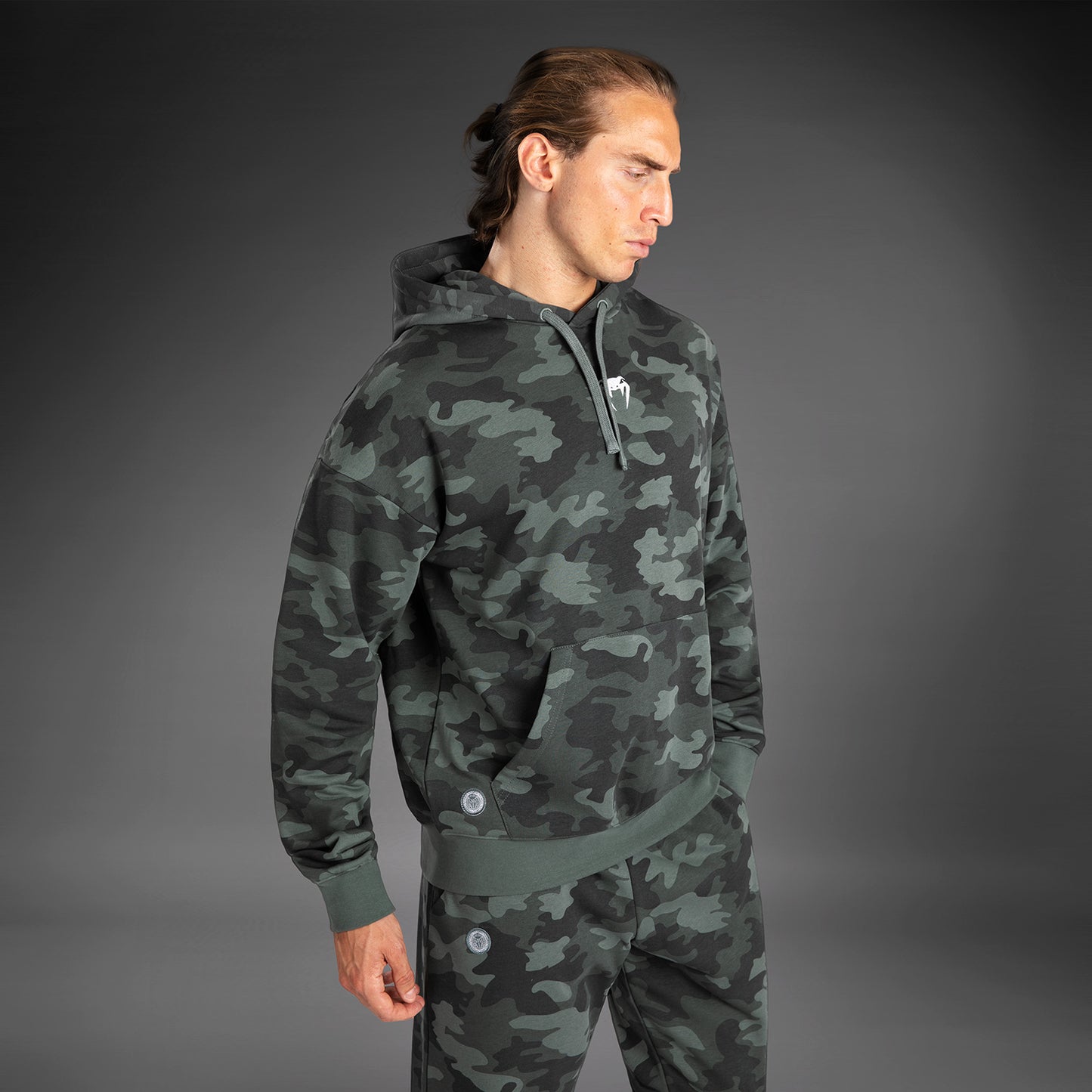 Venum Vortex XL Heren Hoodie - Khaki Camo