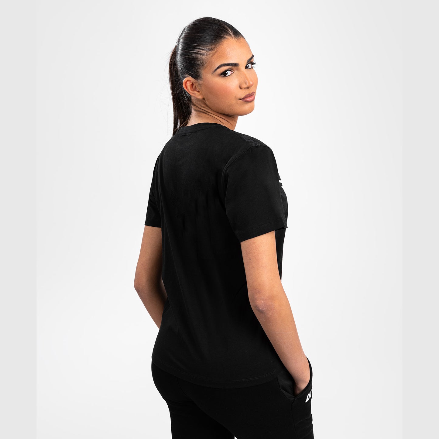 UFC Adrenaline by Venum Replica Dames-T-shirt met korte mouwen - Zwart