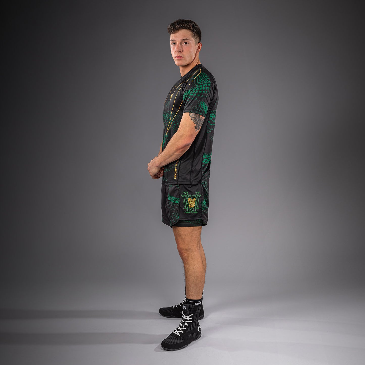 Venum Matupa Dry Tech T-shirt - Zwart/Groen/Goud