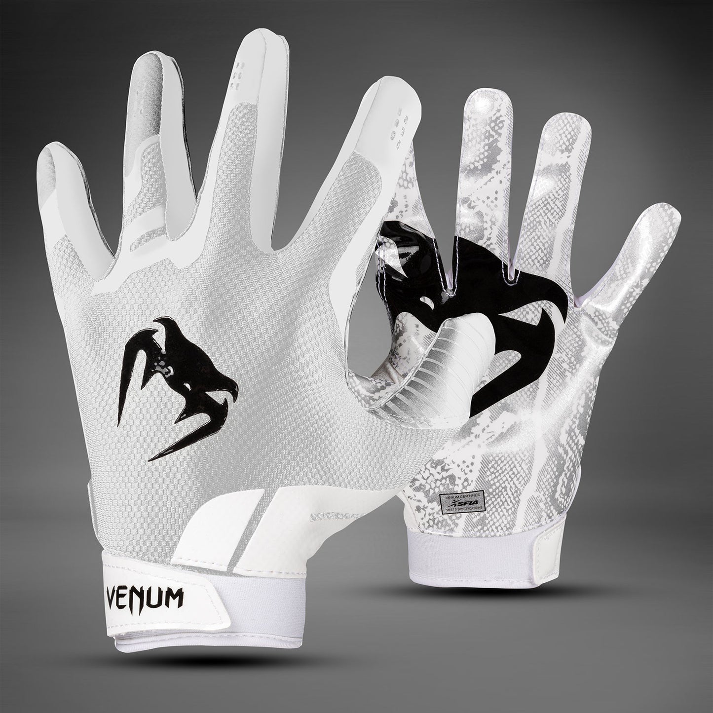 Venum Elite Voetbalhandschoenen - Wit/Zwart