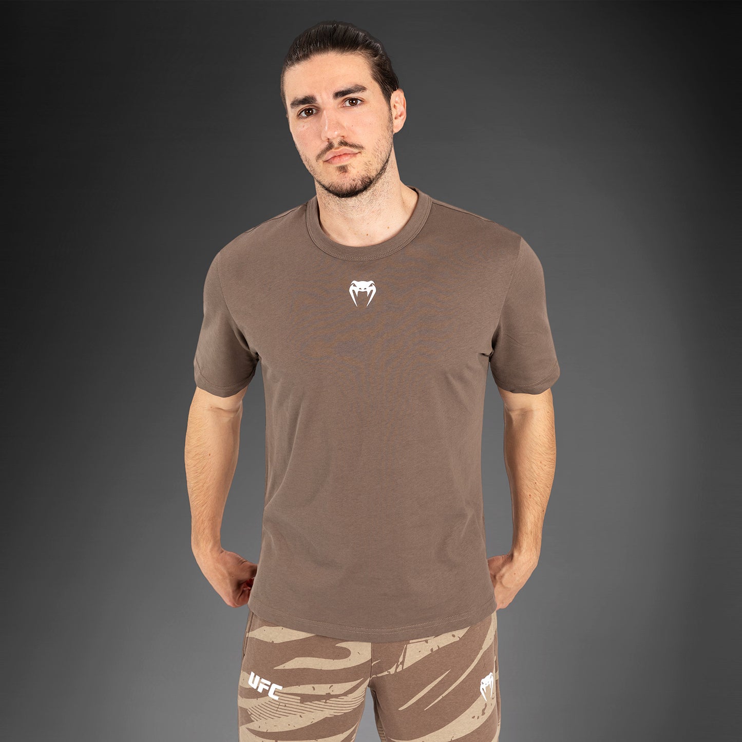 UFC Adrenaline By Venum Fight Week Mannen T-Shirt Met Korte Mouwen - Bronze