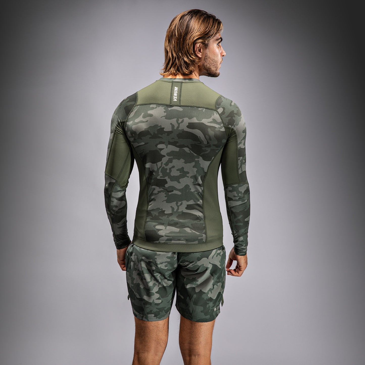 Venum G-Fit Air Lange Mouw Rashguard Heren - Legergroen