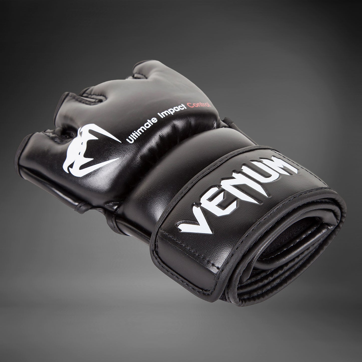 Venum Impact MMA Handschoenen - Skintex Leder - Zwart