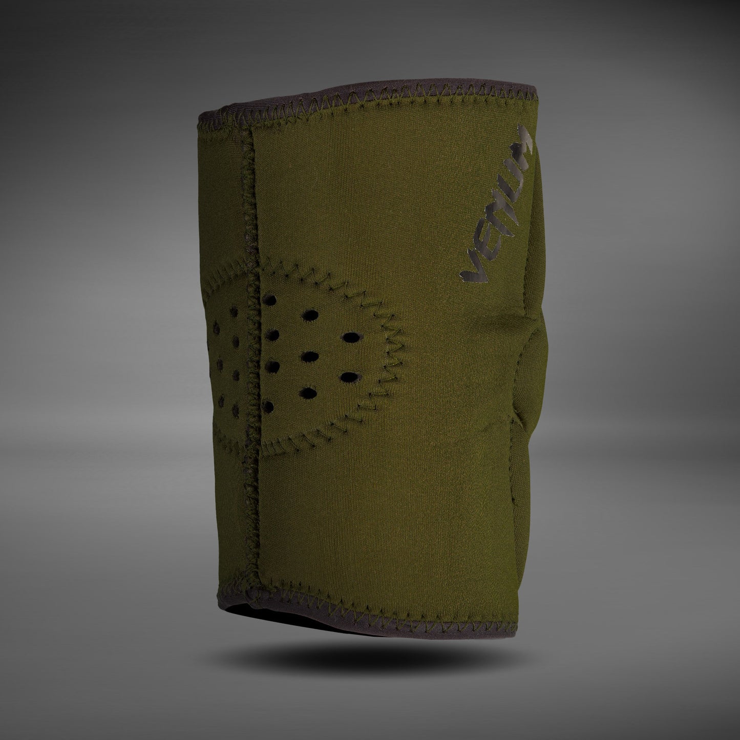 Venum Kontact Lycra/Gel Knee Pads - Kaki/Zwart