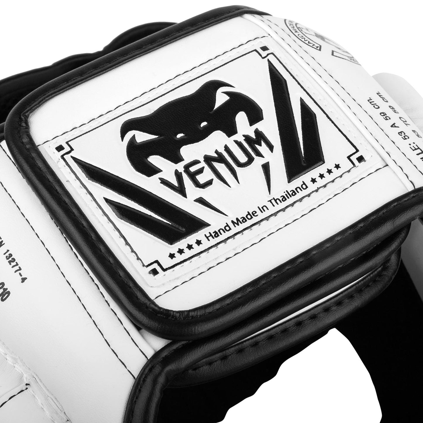 Venum Elite hoofdbeschermer – Wit/Zwart