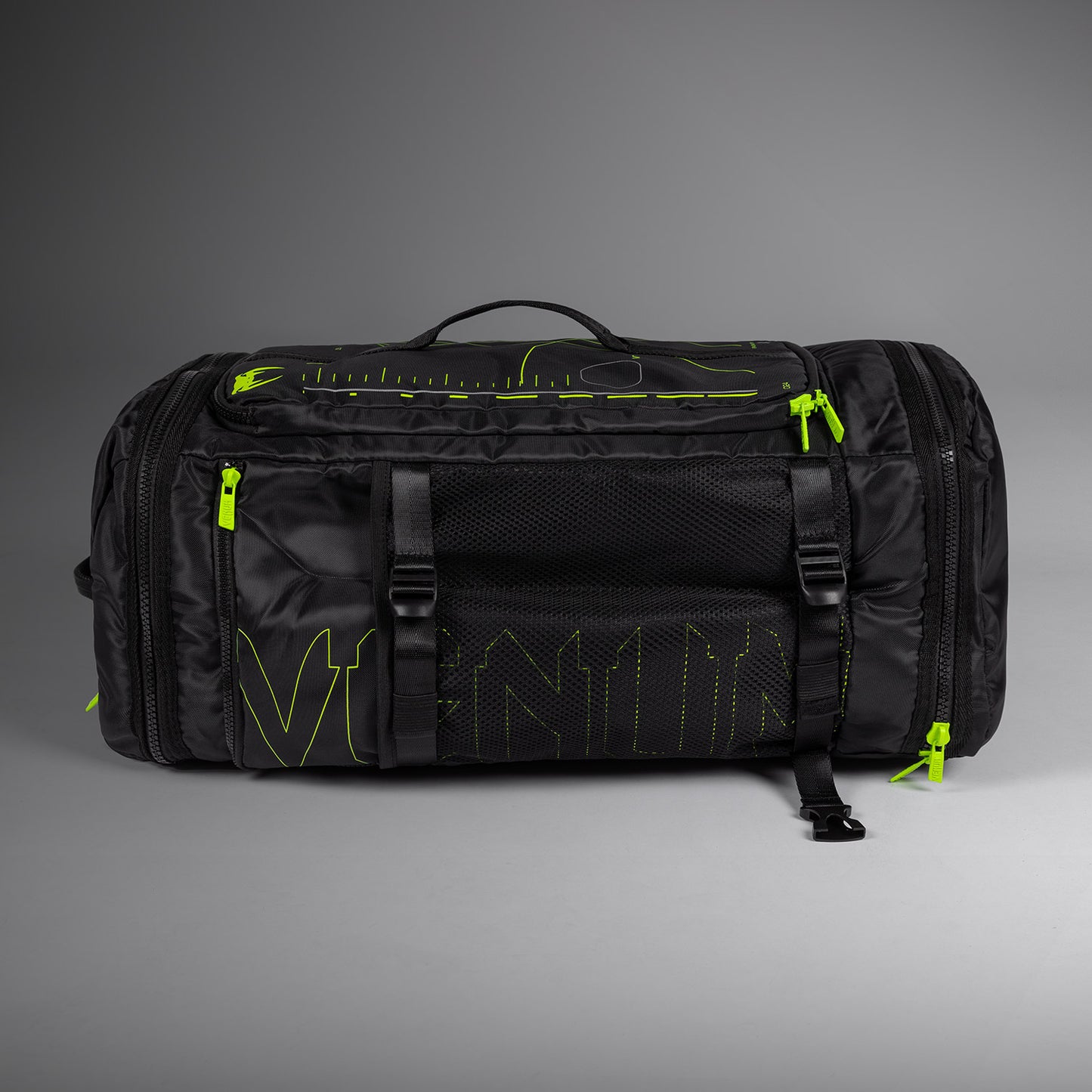 Venum Training Camp 4.0 Sporttas - Zwart/Neon Groen