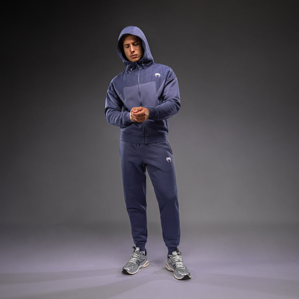 Venum Attack Fleece & Weave Trainingsjack - Blauw