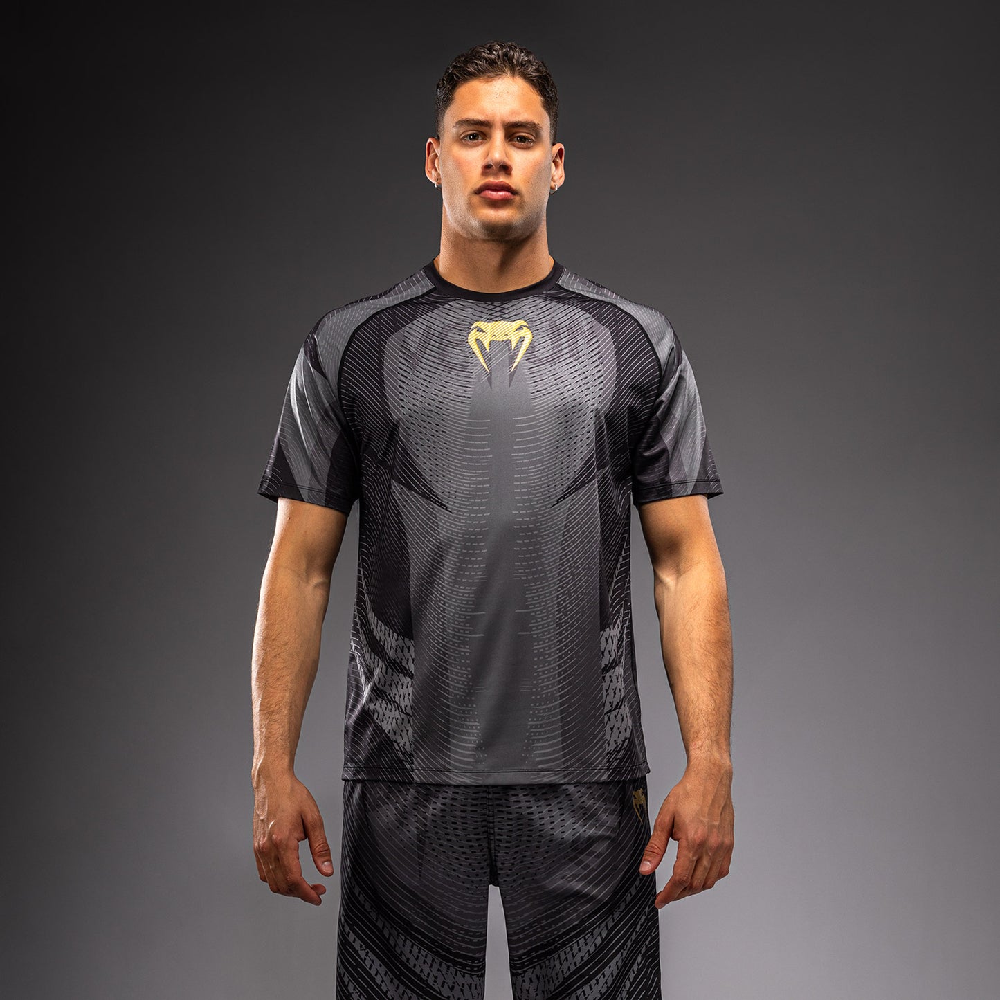 Venum Galactic 3.0 Dry Tech T-shirt - Zwart/Goud