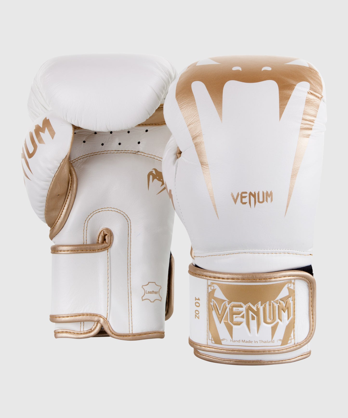 Venum Giant 3.0 Bokshandschoenen - nappaleer - wit/goud