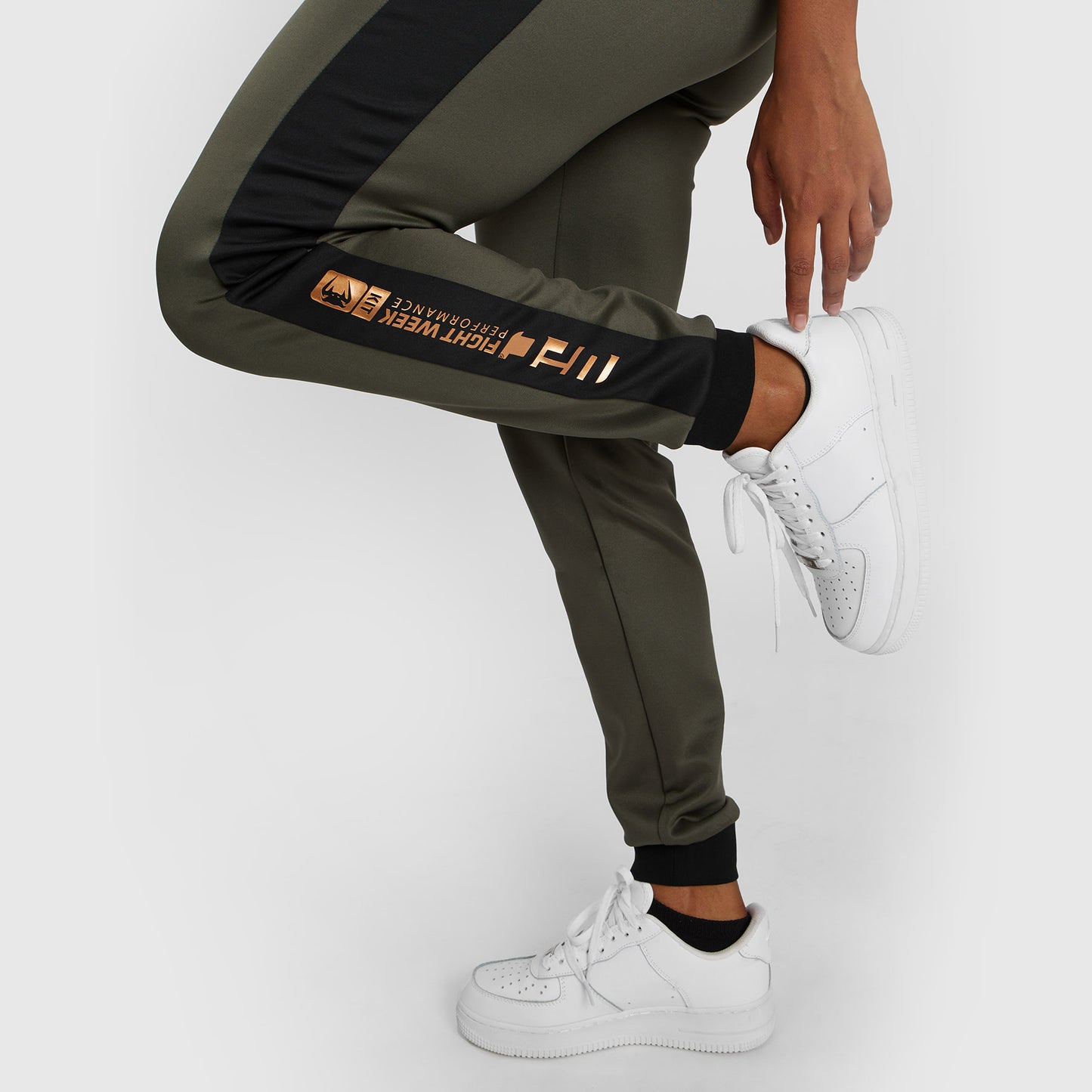 UFC Adrenaline by Venum Fight Week Performance Joggingbroek voor Dames - Khaki/Brons