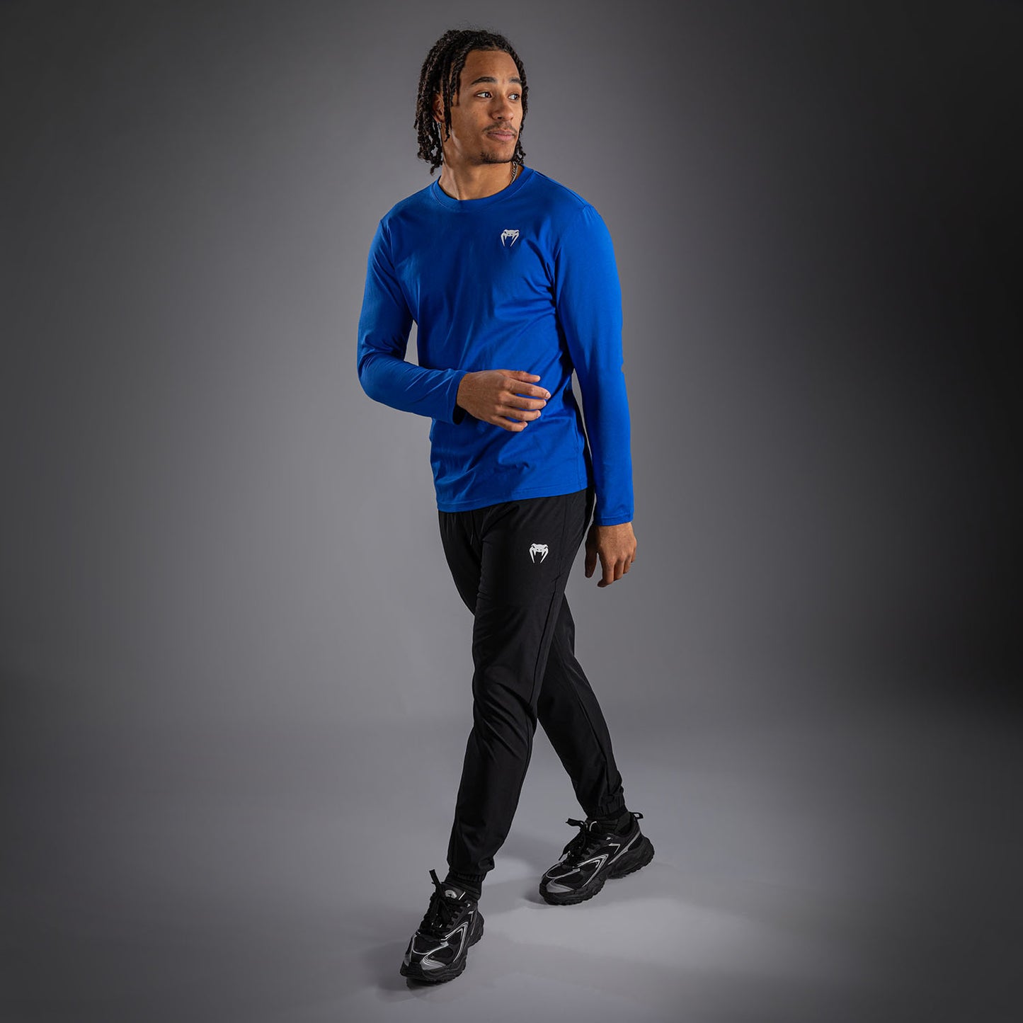 Venum Lineup T-shirt met lange mouwen - Blauw/Wit