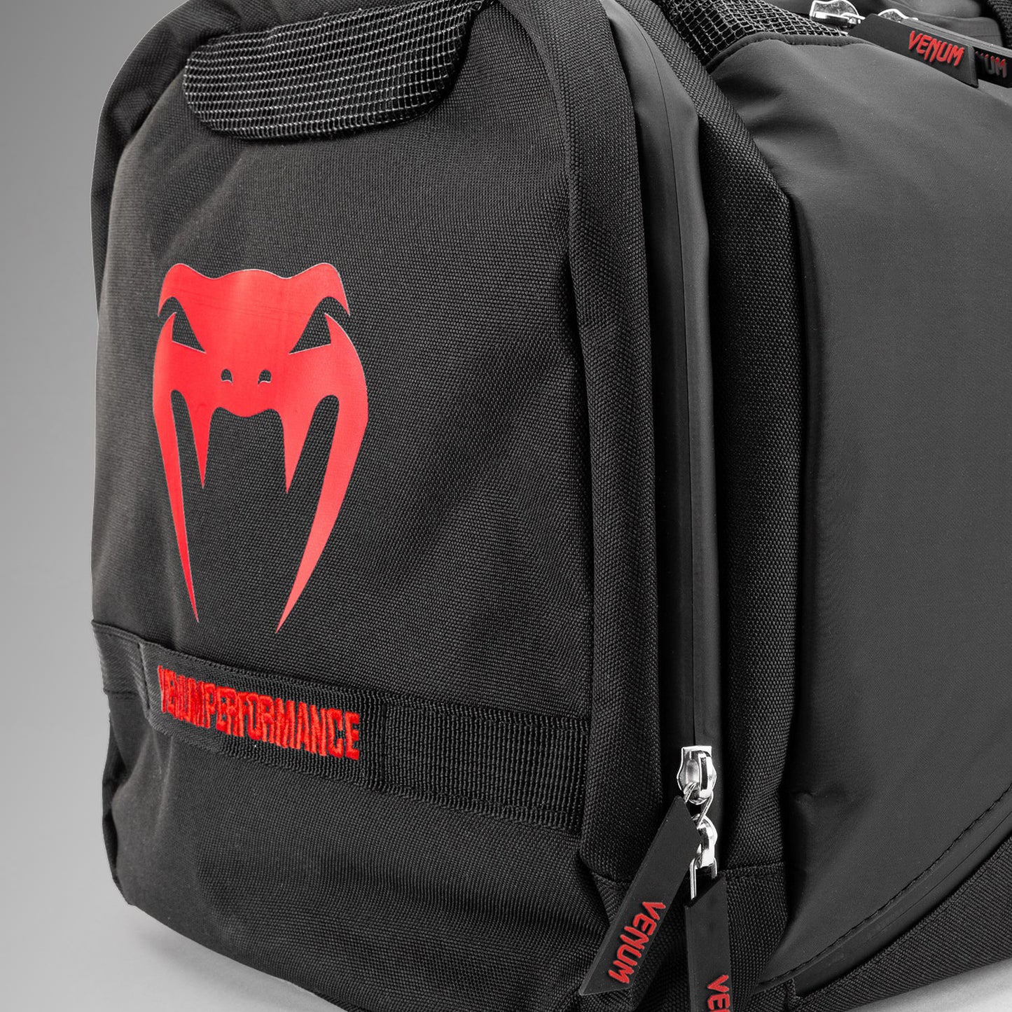 Venum Trainer Lite Evo Sporttassen (48L) – Zwart/Rood
