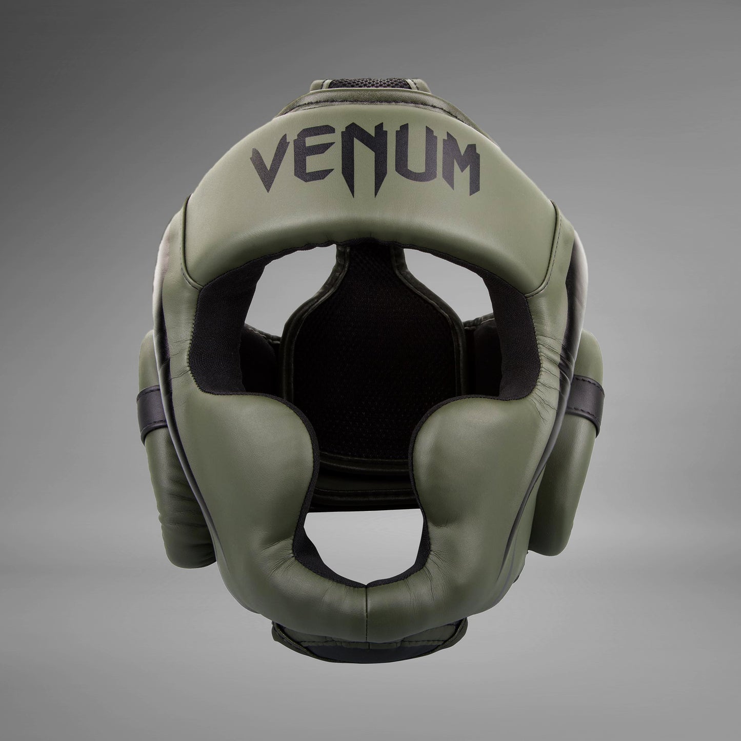 Venum Elite hoofdbeschermer - Khaki/Zwart