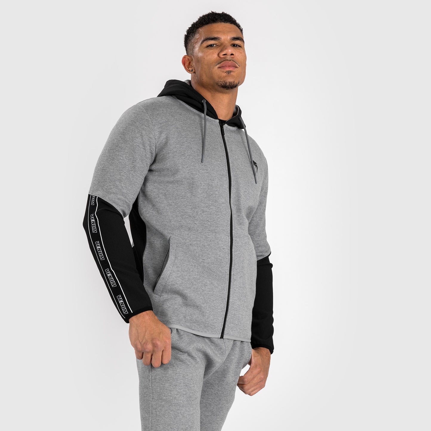Venum Contender 4.0 Heren Hoodie - Heather Grey/Black
