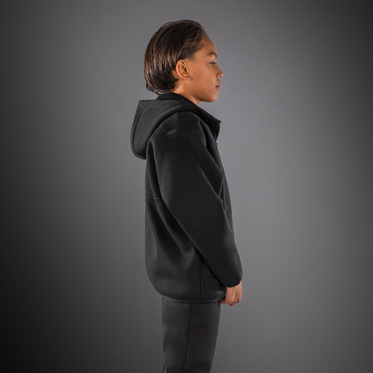 Venum Attack Fleece & Weave Trainingsjack voor kinderen - Zwart