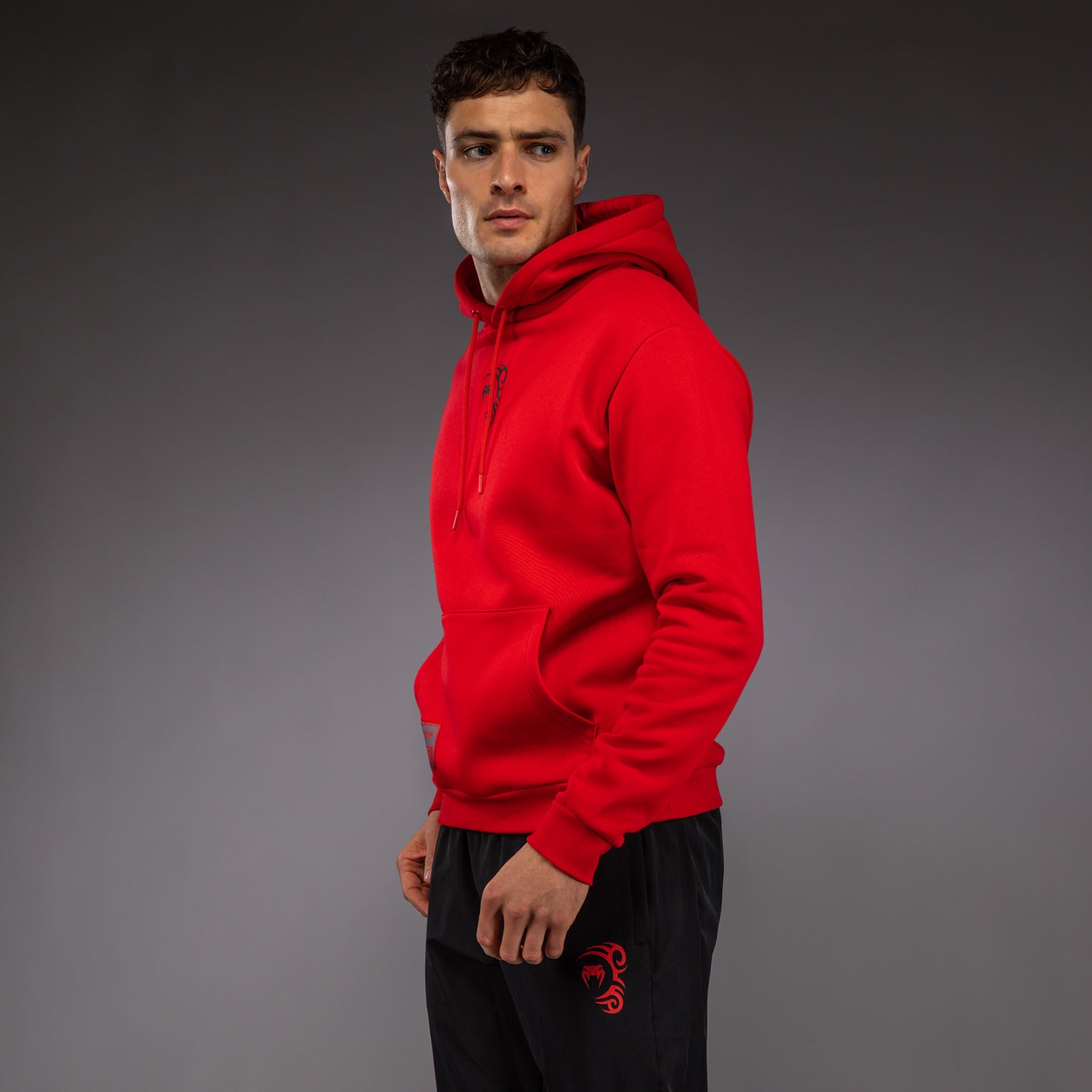 Venum x Mike Tyson Tiger Hoodie - Intens Rood/Diep Zwart