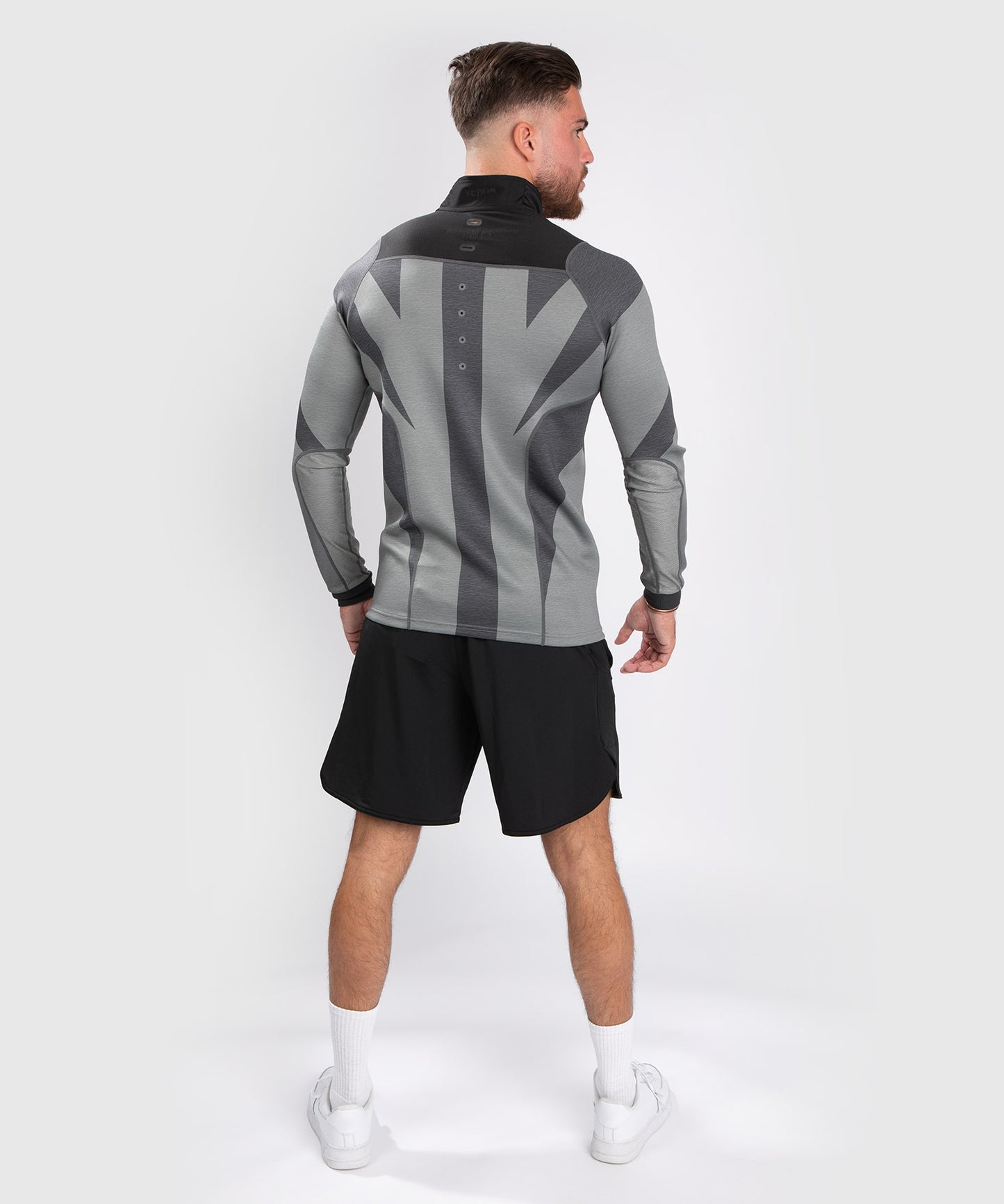 Venum Stone Dry Tech T-shirt Met - Lange Mouwen - Mineraalgroen