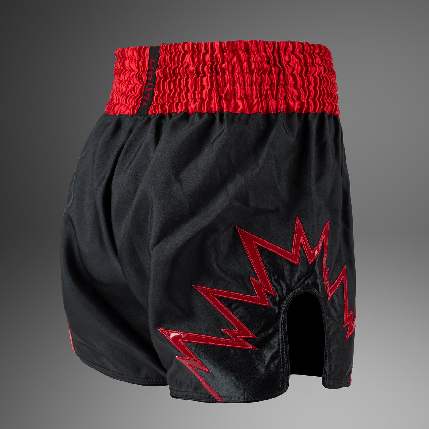 Venum Inferno Muay Thai Shorts - Charcoal Grey/Rood