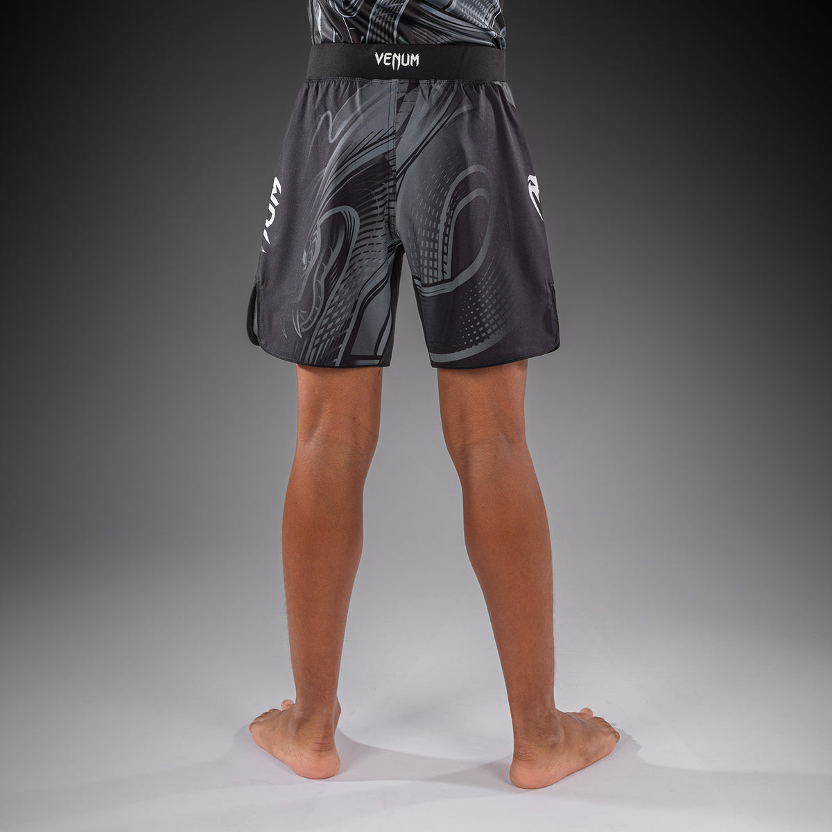 Venum Crimson Viper 2.0 Fightshort voor kinderen - Zwart/Grijs