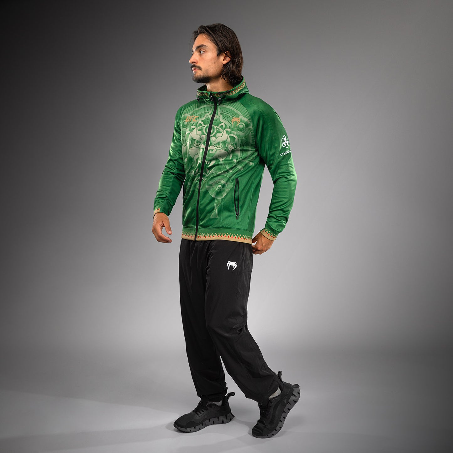 Noche UFC 2.0 By Venum Authentic Fight Night Hoodie - Groen