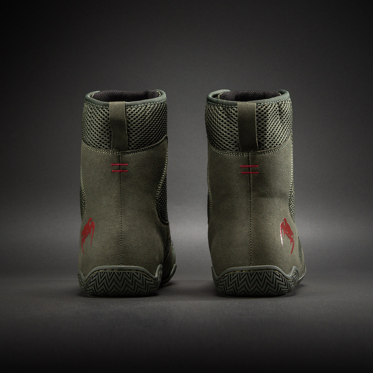 Venum Contender Boksschoenen - Kaki/Rood