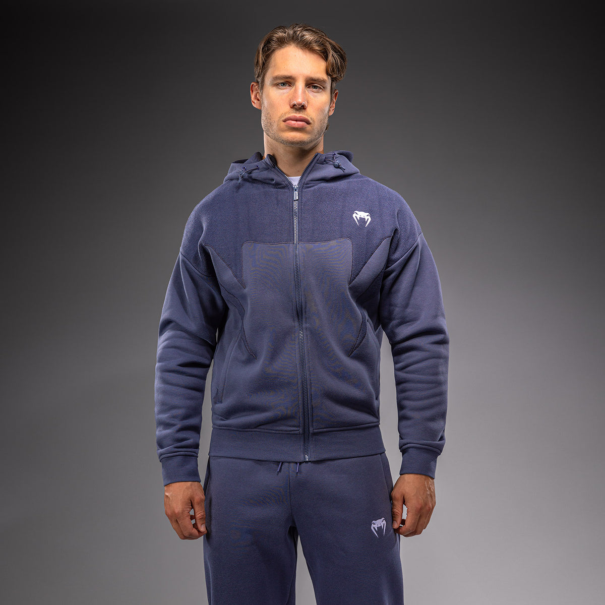 Venum Attack Fleece & Weave Trainingsjack - Blauw
