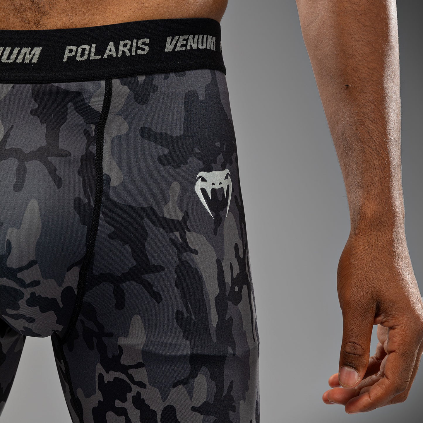 Venum x Polaris Vale Tudo Shorts - Zwart/Storm Grijs