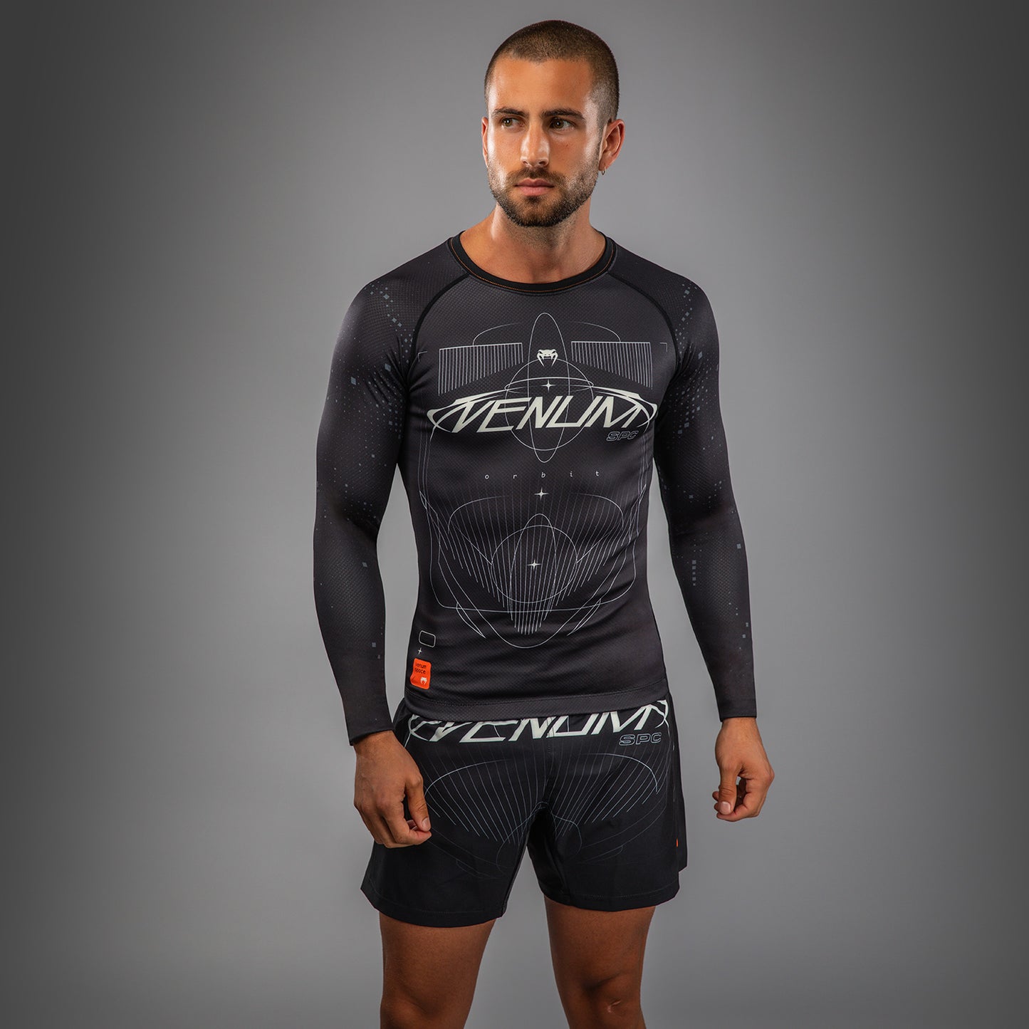 Venum Eclipse Lange Mouw Rashguard – Zwart/Ivoor