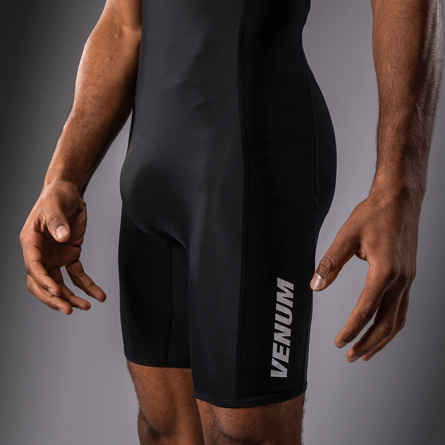 Venum Challenger Worstel Singlet voor heren – Zwart