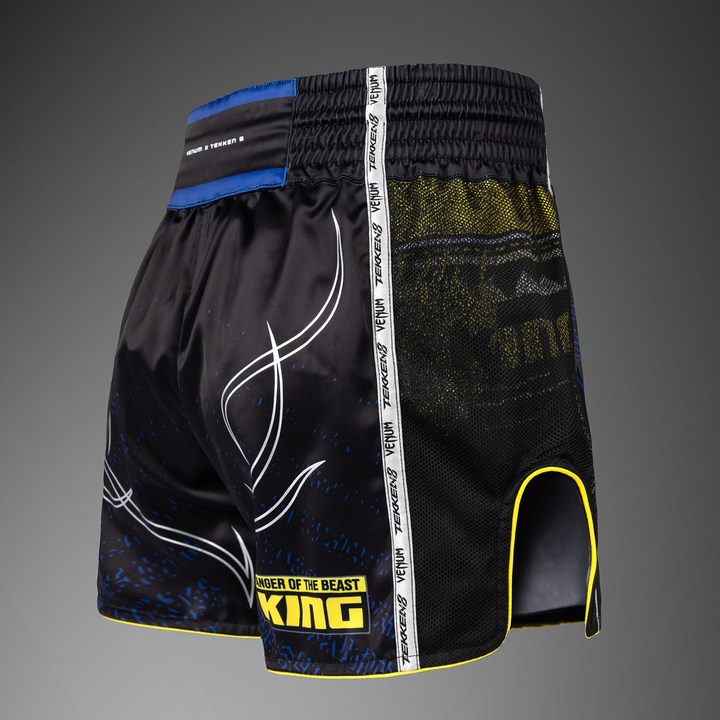 Venum x TEKKEN 8 Muay Thai Shorts - King - Zwart/Geel
