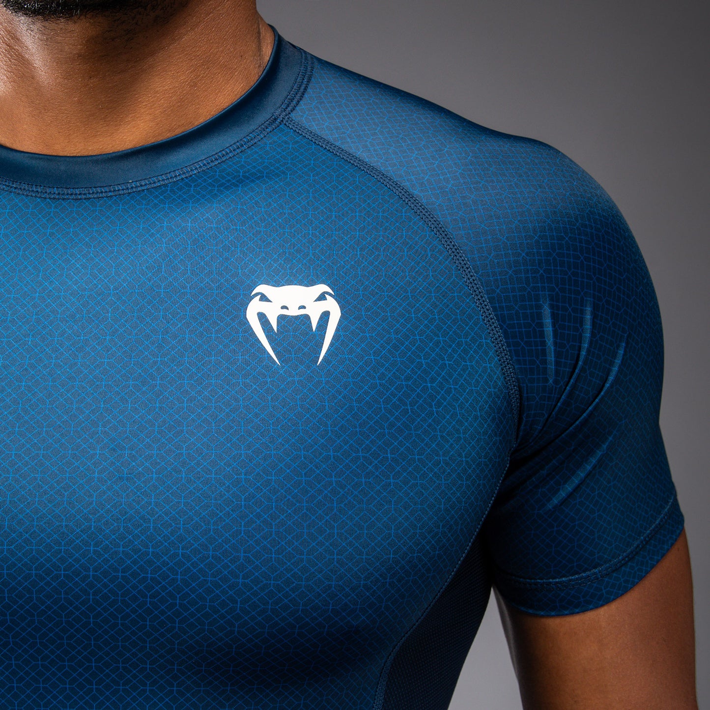 Venum x Roger Gracie Academy Rashguard met korte mouwen - Blauw