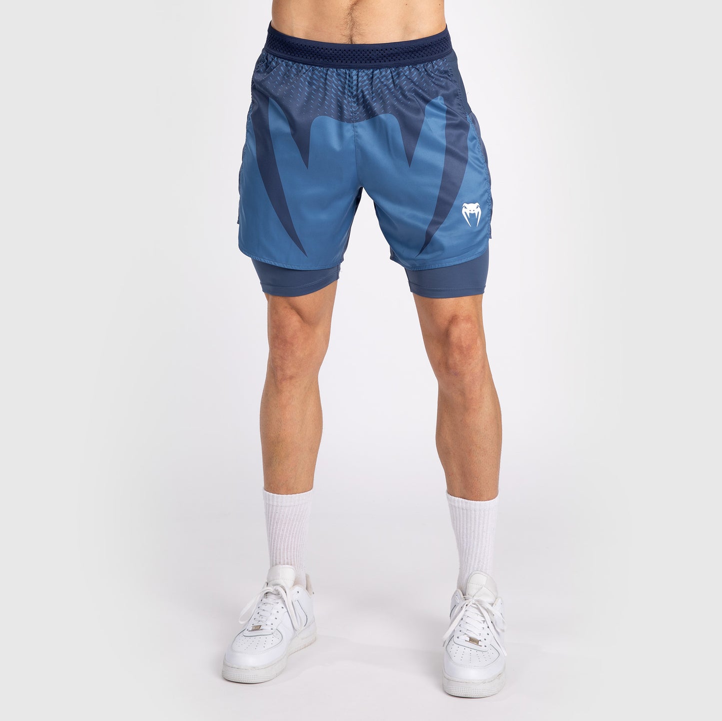 Venum Attack Heren Fight Shorts - Marineblauw