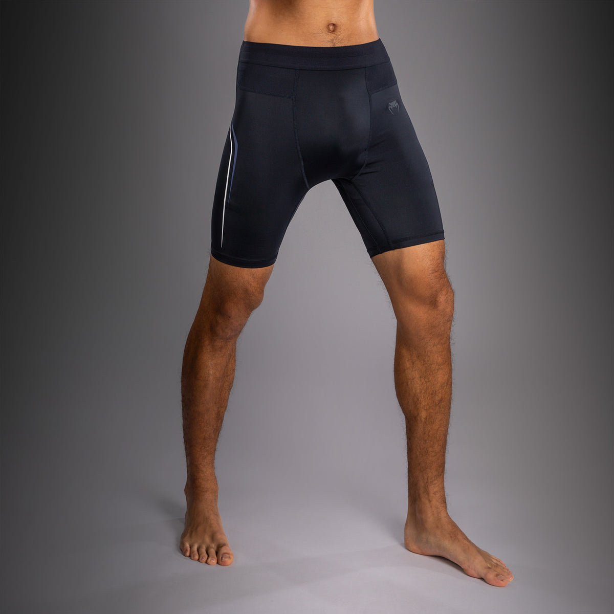 Venum G-Core Vale Tudo Compressieshort - Marineblauw/Wit