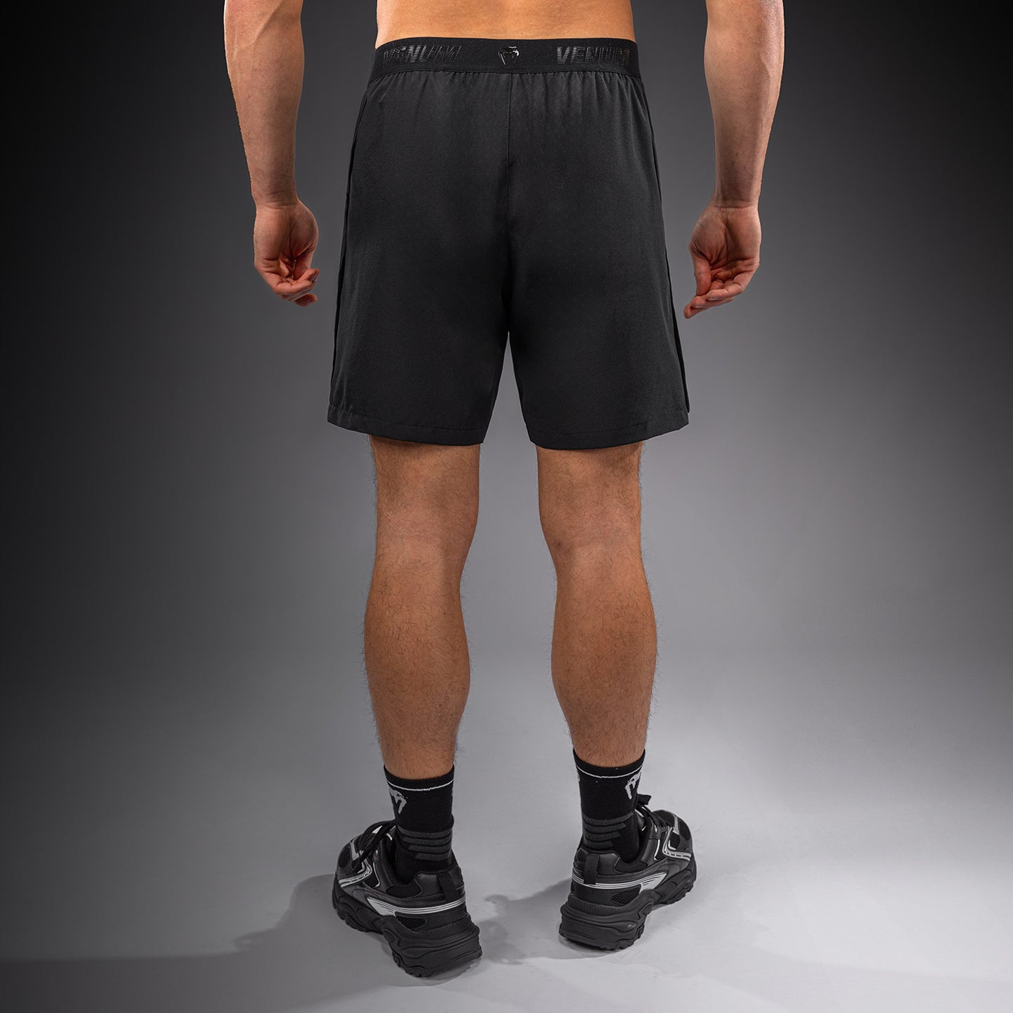 Venum Lazer hybride trainingsshort - Zwart/Grijs