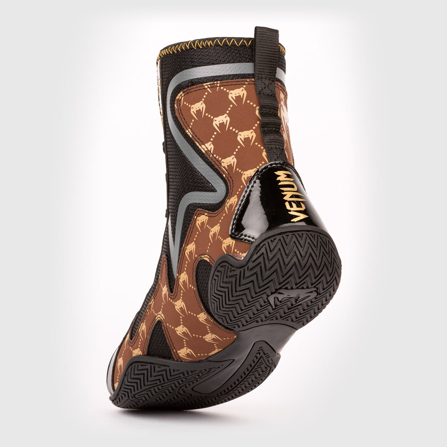Venum Elite Evo Monogram Boksschoenen  - Zwart/Bruin