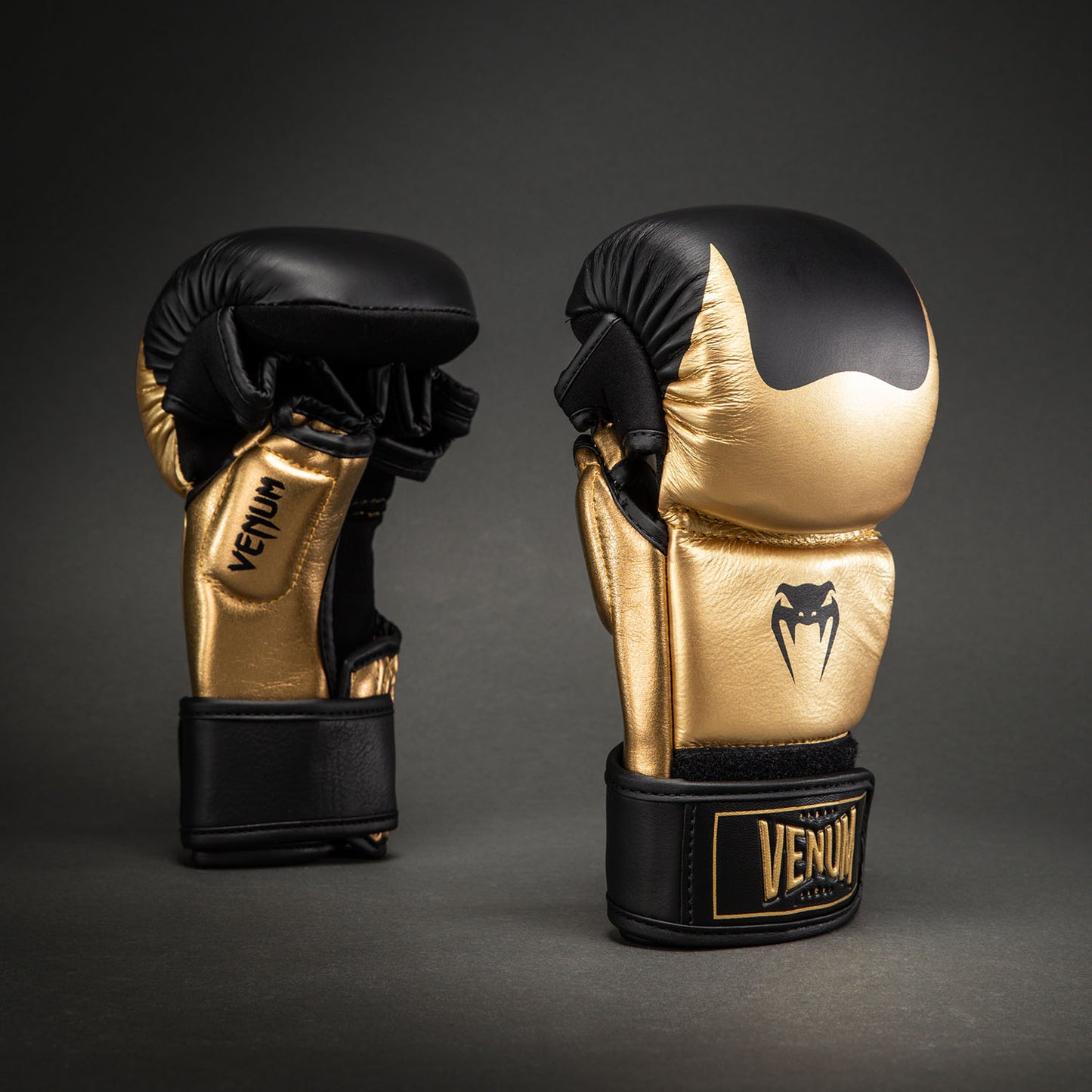 Venum Attack 2.0 Leren Sparring Handschoenen – Goud/Zwart