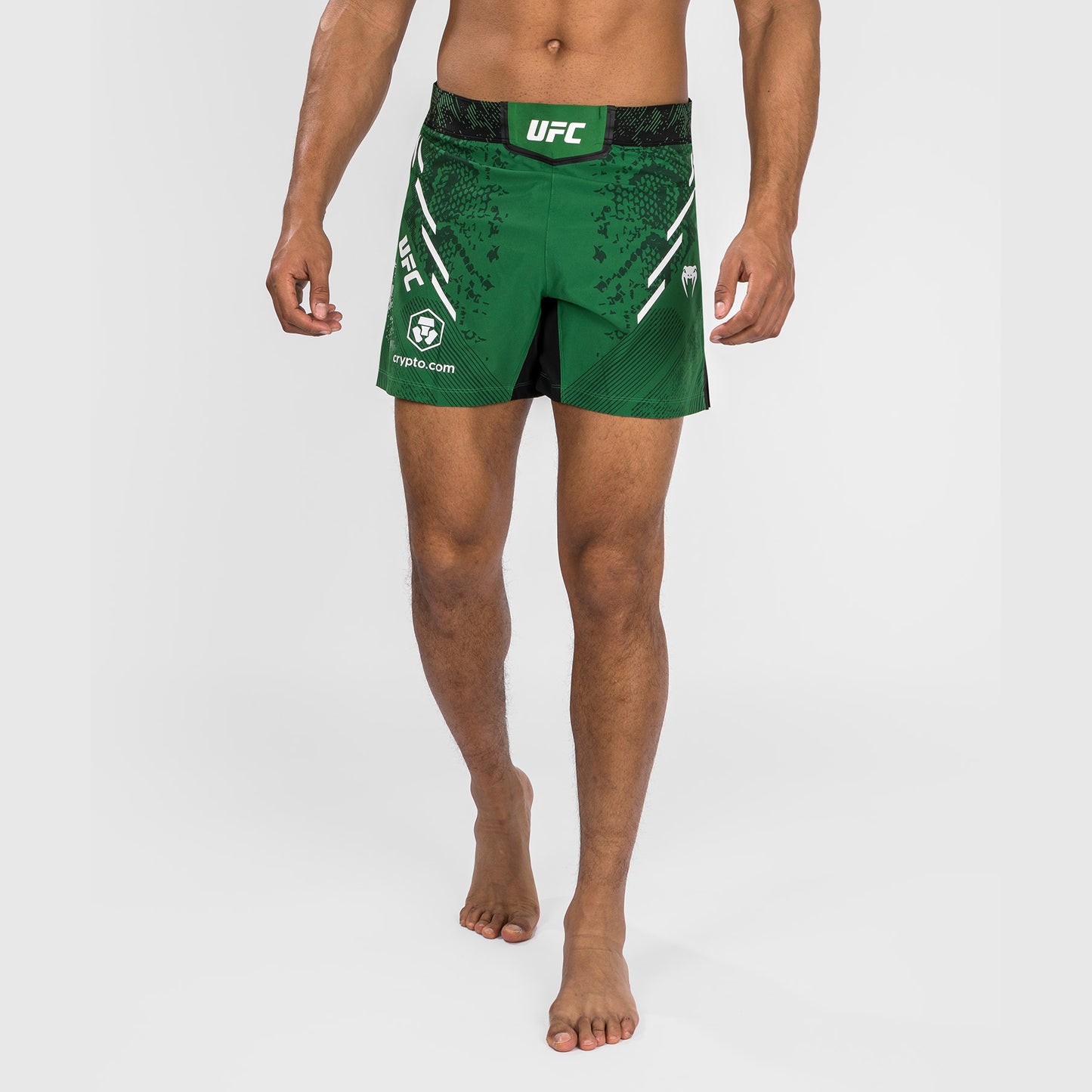 UFC Adrenaline by Venum Gepersonaliseerd Authentic Fight Night Heren Kort Gevecht - Korte Pasvorm - Groen