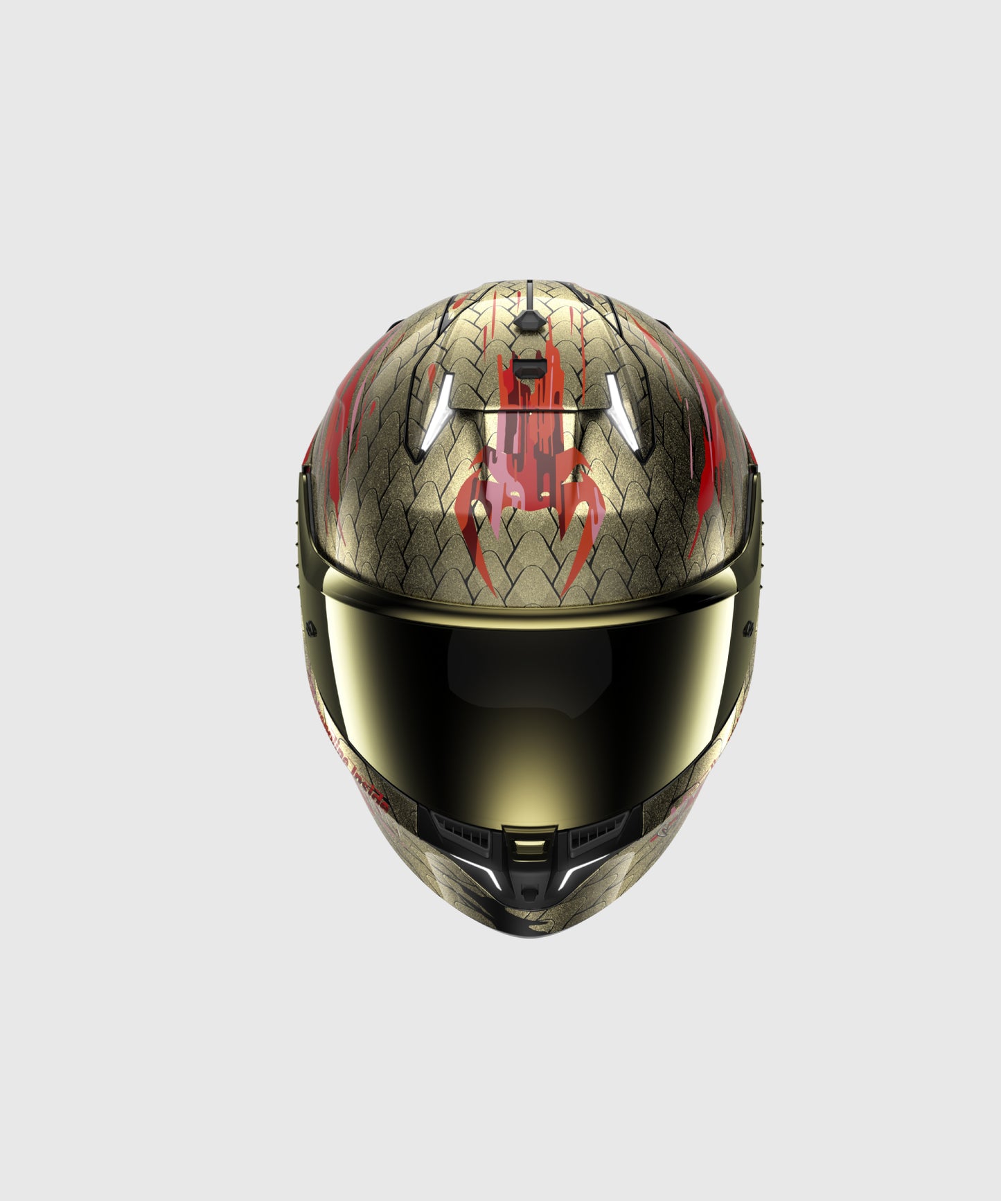 Venum x Shark SKWAL i3 Motorhelm - Rood/Goud