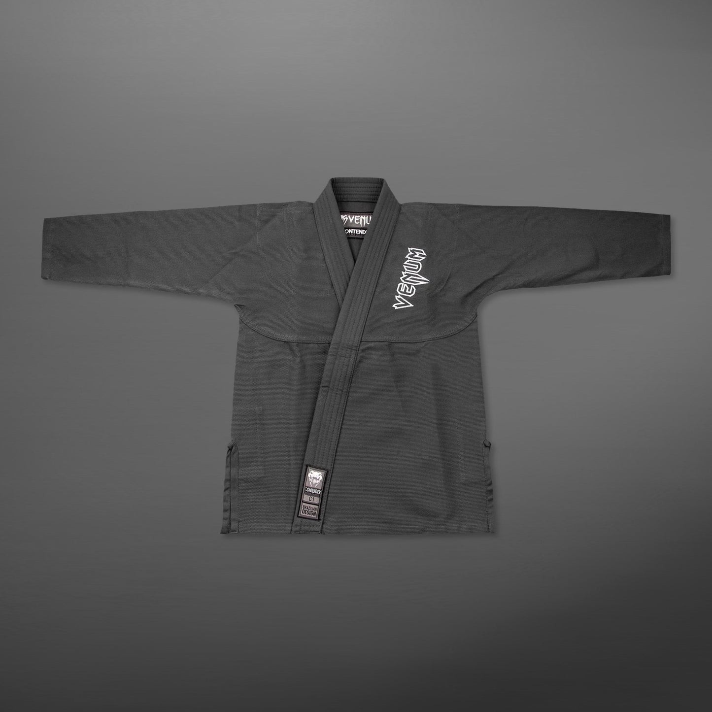 Venum Contender Kids BJJ Gi (Inclusief gratis witte band) - Grijs