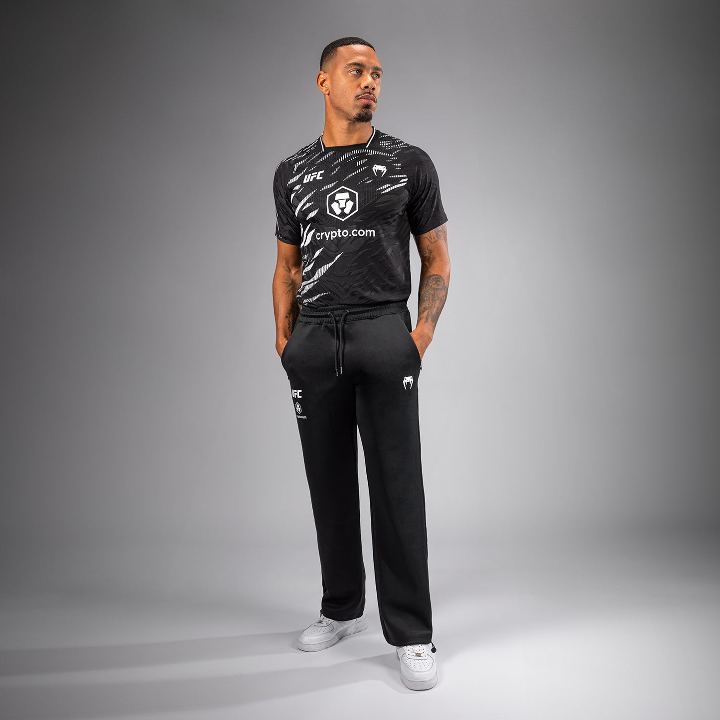 UFC Fusion by Venum Authentic Fight Night Rechte Pijp Broek voor Heren - Zwart