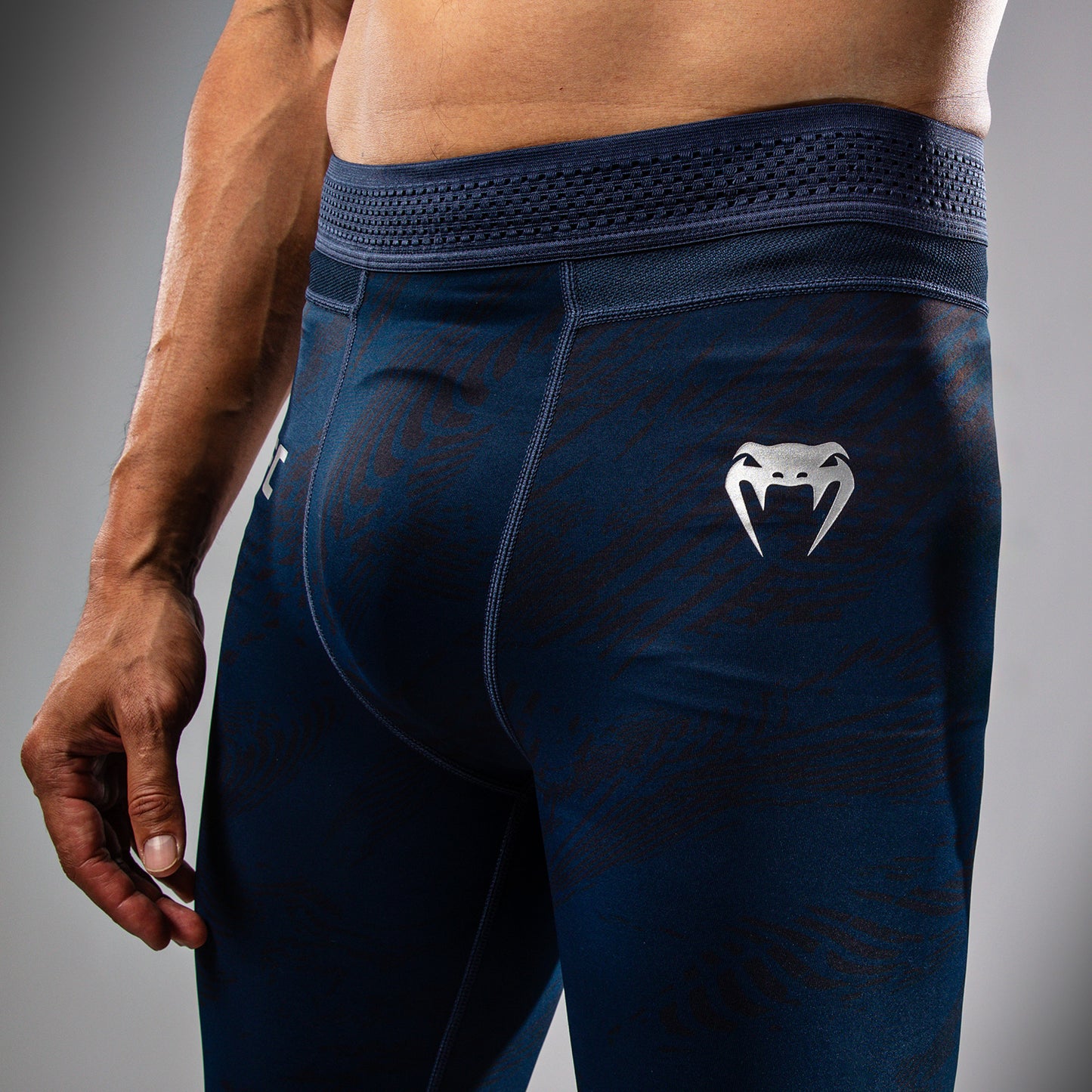 UFC Fusion by Venum Fight Week Performance Leggings voor Heren - Oceaanblauw
