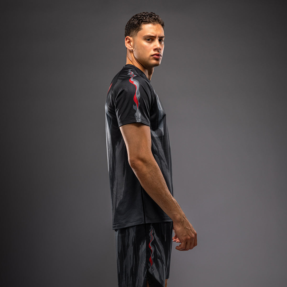 Venum Demon Dry Tech T-shirt - Zwart/Grijs