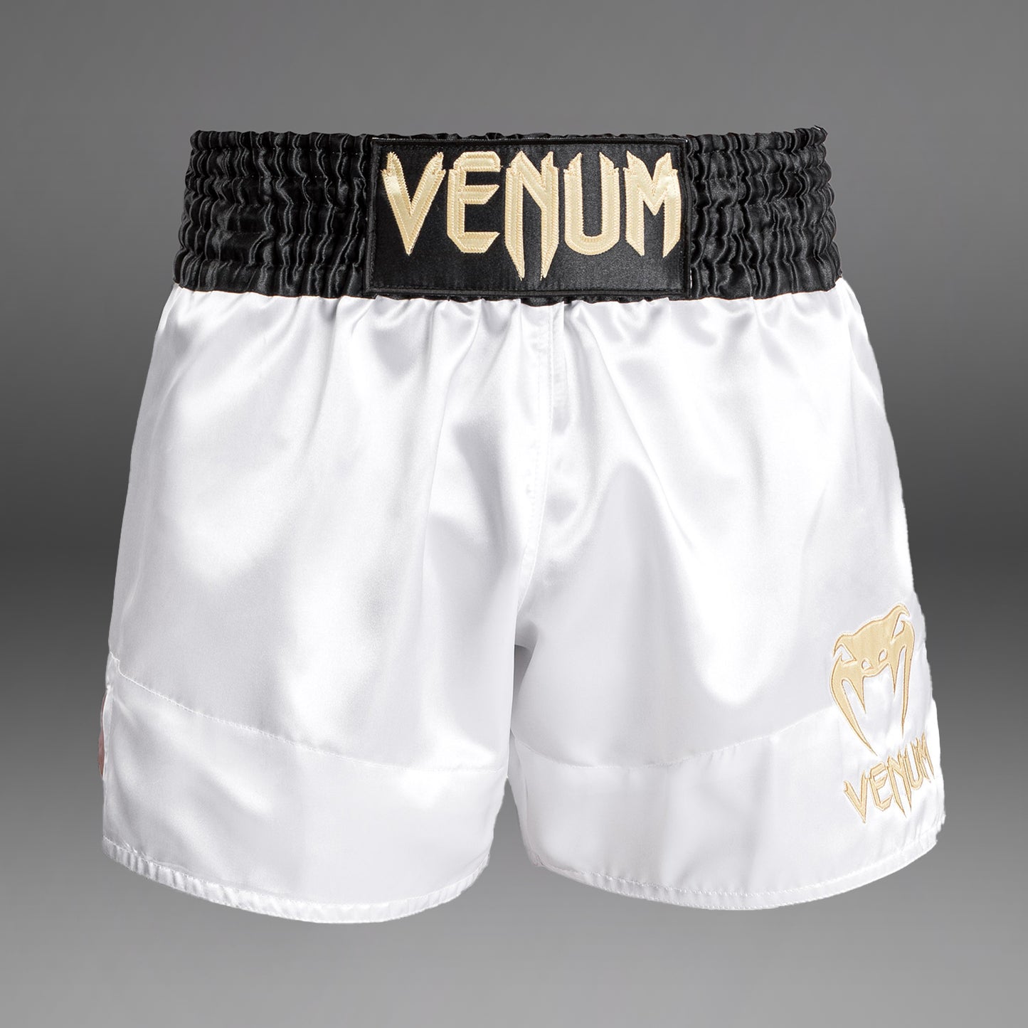 Venum Classic  Muay Thai Sportbroekje - Zwart/Wit/Goud