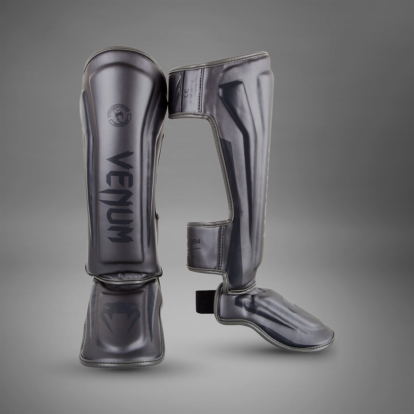 Venum Elite scheenbeschermers - Grijs