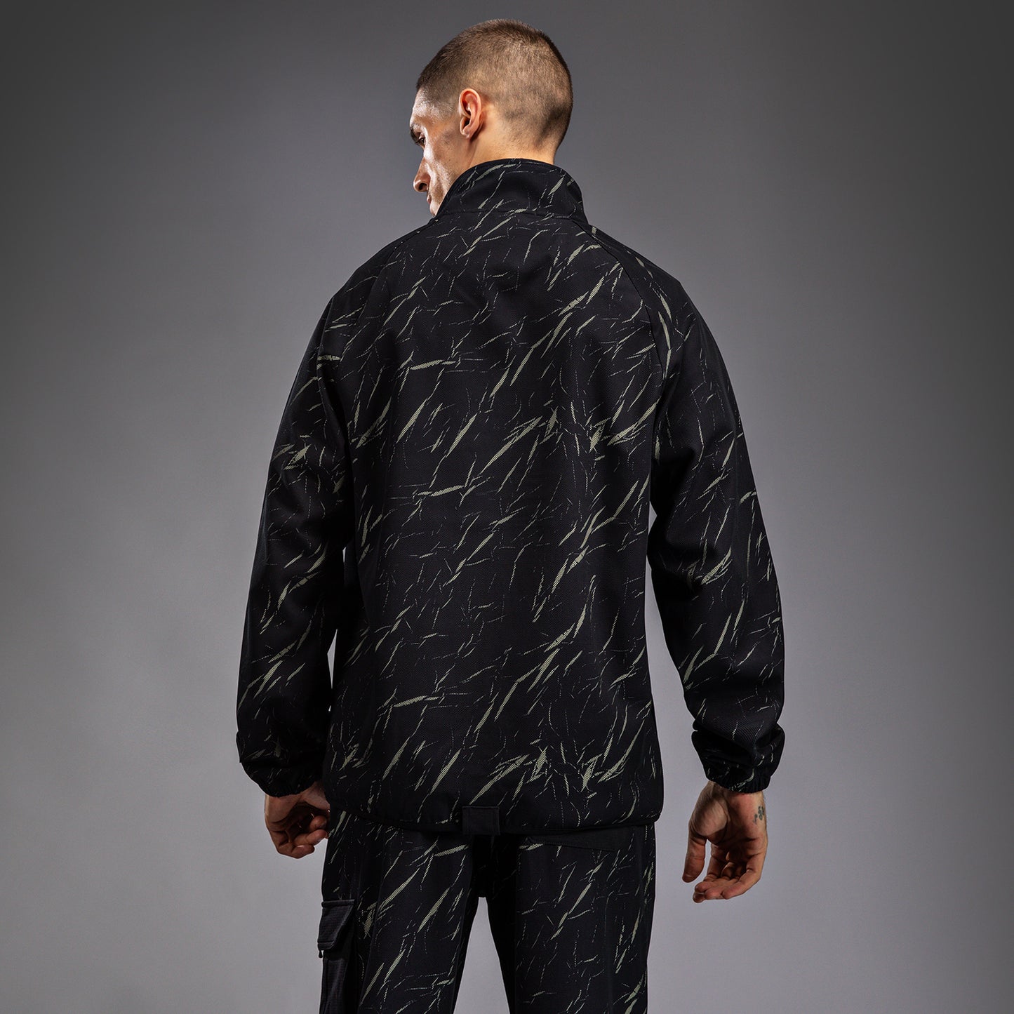 Venum Trooper Heren Trainingsjack - Zwart/Steen Zand