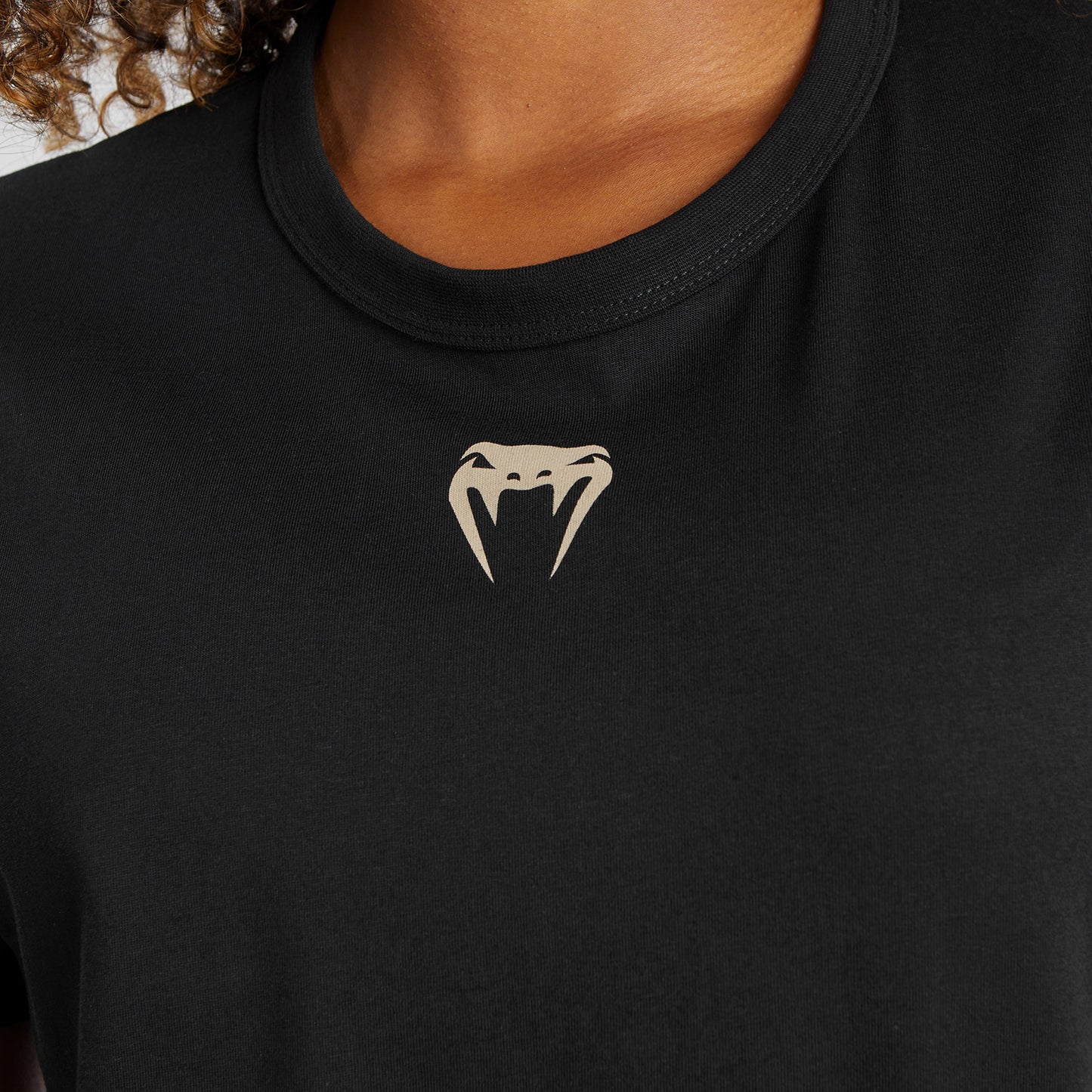 UFC Adrenaline by Venum Fight Week Katoenen dames-T-shirt met korte mouwen - Zwart