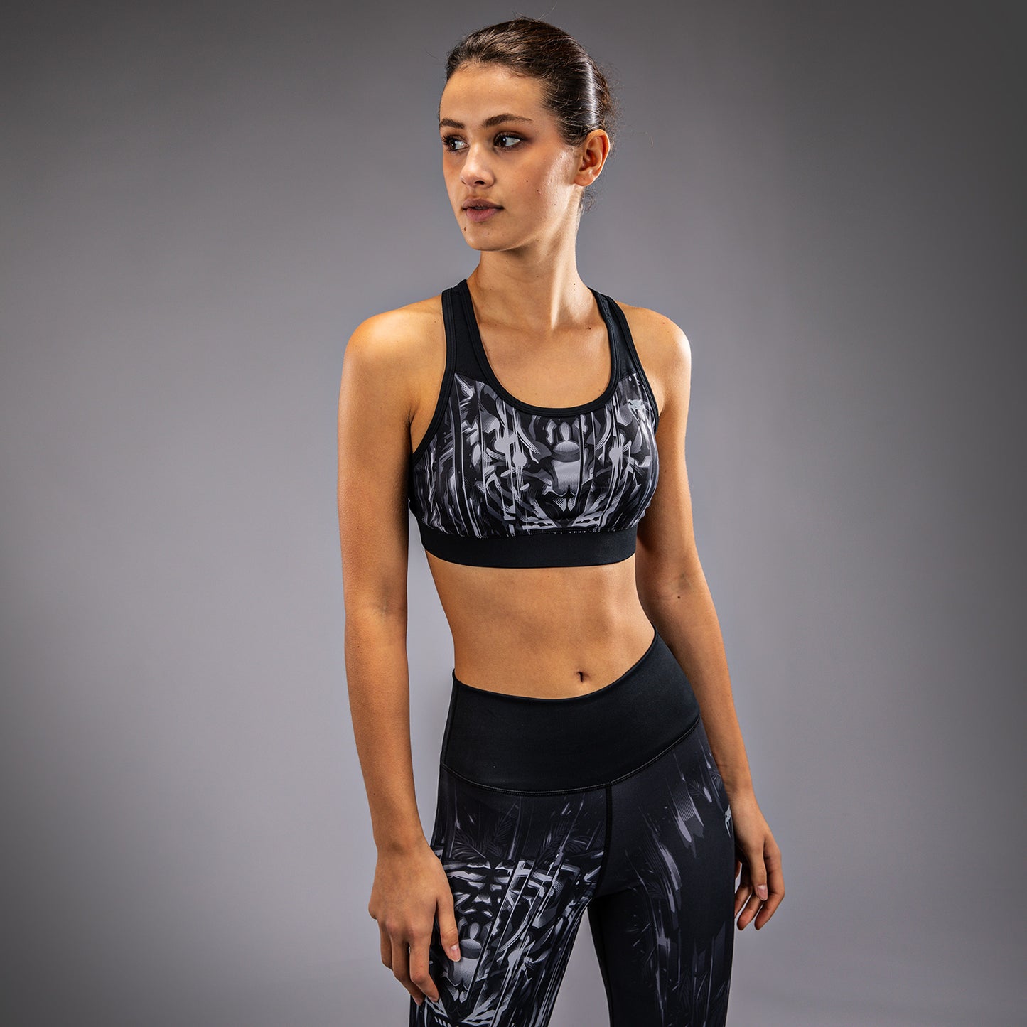 Venum Tiger Sport-BH Dames - Zwart / Zilver