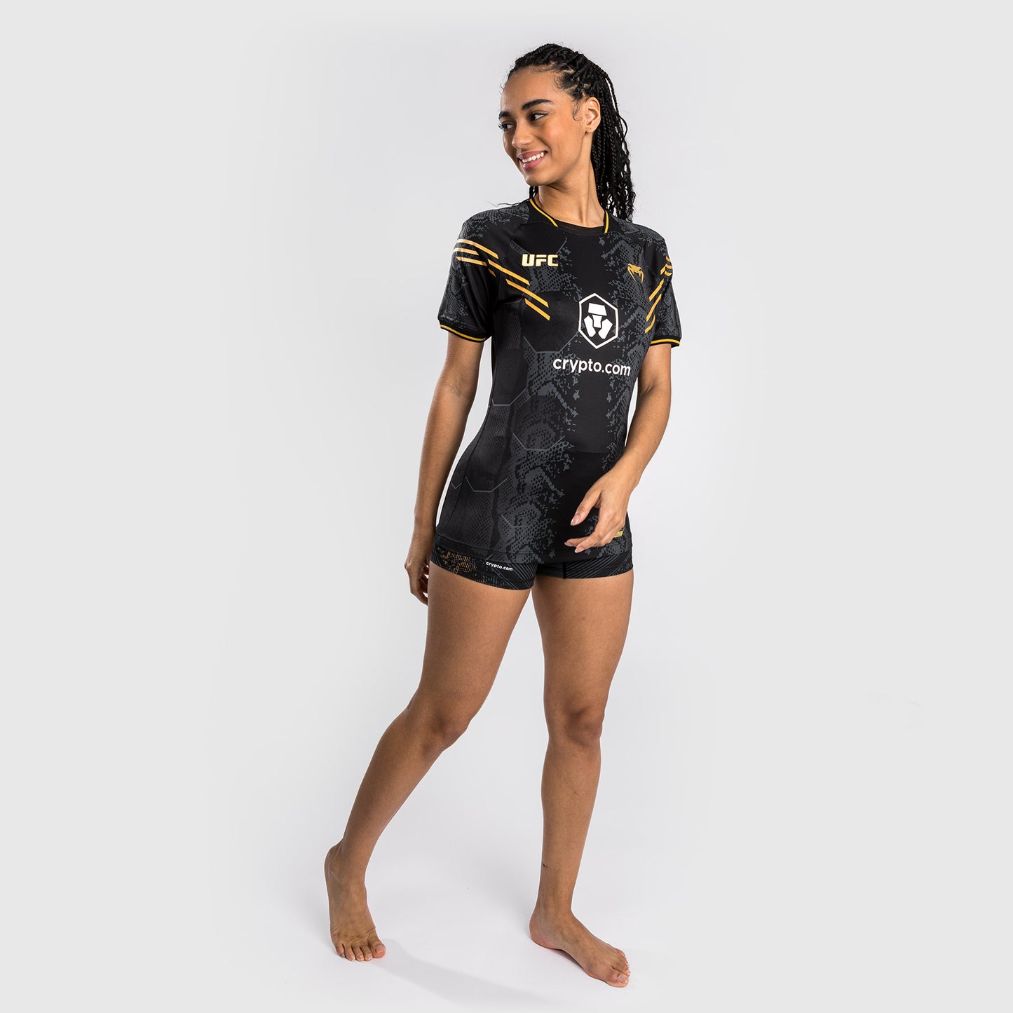 UFC Adrenaline by Venum Gepersonaliseerde Authentic Fight Night Vrouwen Walkout Jersey - Kampioen