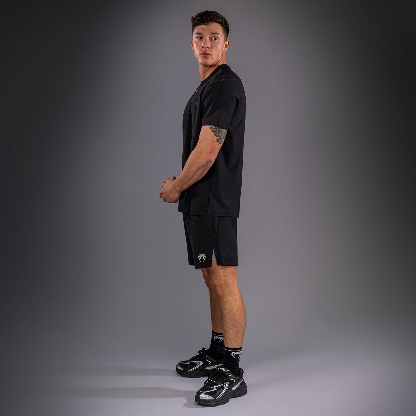 Venum Lazer Dry Tech T-shirt - Zwart/Grijs